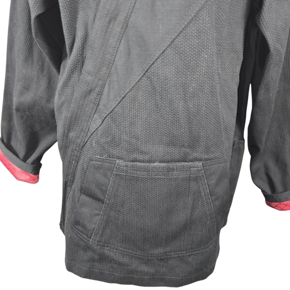 Budo Brothers Hood-Gi Black Red Hooded Jacket Men Martial Arts MMA HeavyweightXL - Picture 4 of 15